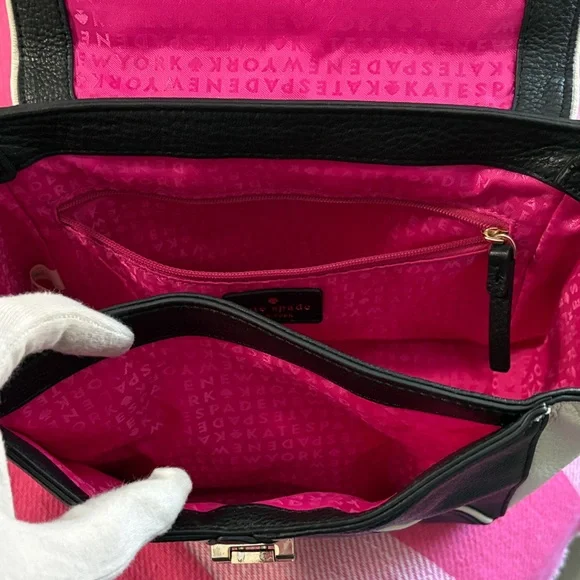 Kate Spade Black and Cream crossbody and top handle - Picture 15 of 15